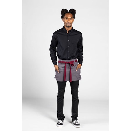 Uncommon Threads Beltway Waist Slate W/Burgundy Webbing 3103-64W2